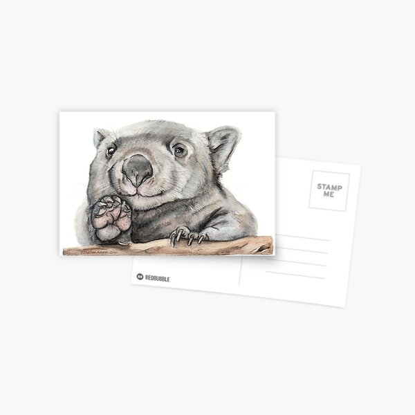 Lucy the Wombat Postcard