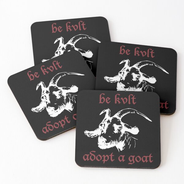 Item preview, Be Kvlt, adopt a Goat v2 designed and sold by R-A Designs.