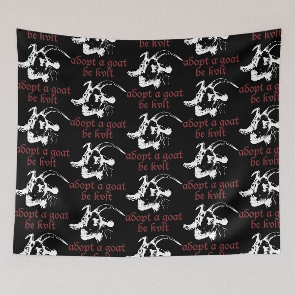 Item preview, Be Kvlt, adopt a Goat v2 designed and sold by R-A Designs.