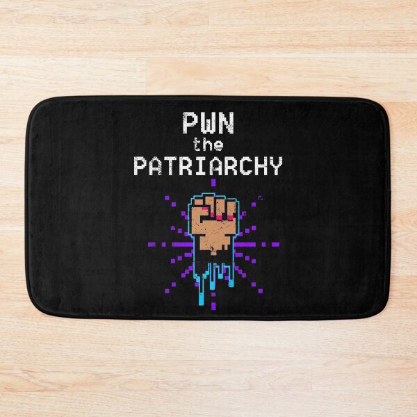 Item preview, PWN the Patriarchy Gamer Girl  8 bit Funny Retro Graphic designed and sold by thebeeholder.