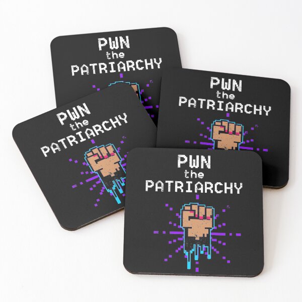 Item preview, PWN the Patriarchy Gamer Girl  8 bit Funny Retro Graphic designed and sold by thebeeholder.