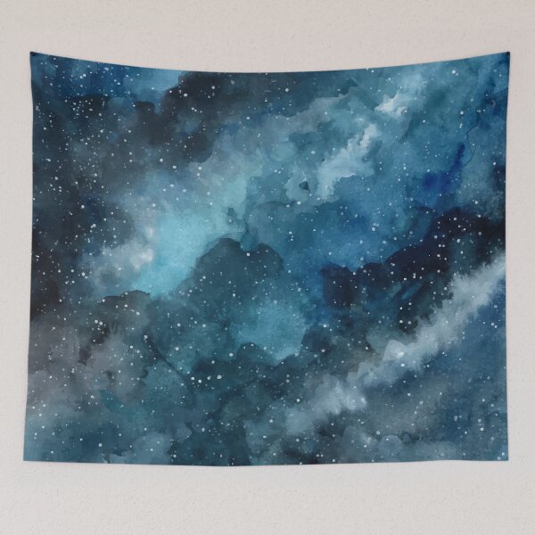Item preview, Space Galaxy - Blue Black designed and sold by azamaniacox.