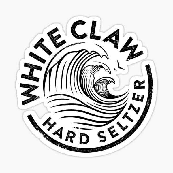White Claw Sticker