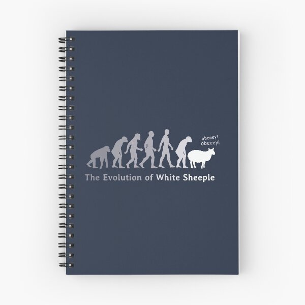 Item preview, Evolution of White Sheeple designed and sold by 73553.