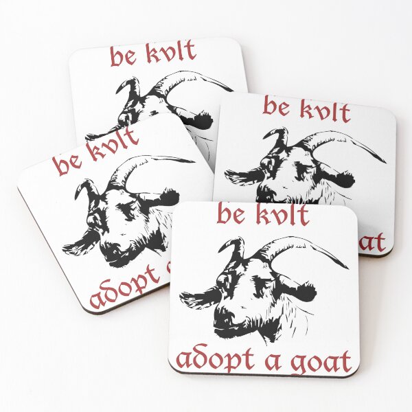 Item preview, Be Kvlt, adopt a Goat designed and sold by R-A Designs.