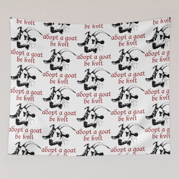 Item preview, Be Kvlt, adopt a Goat designed and sold by R-A Designs.