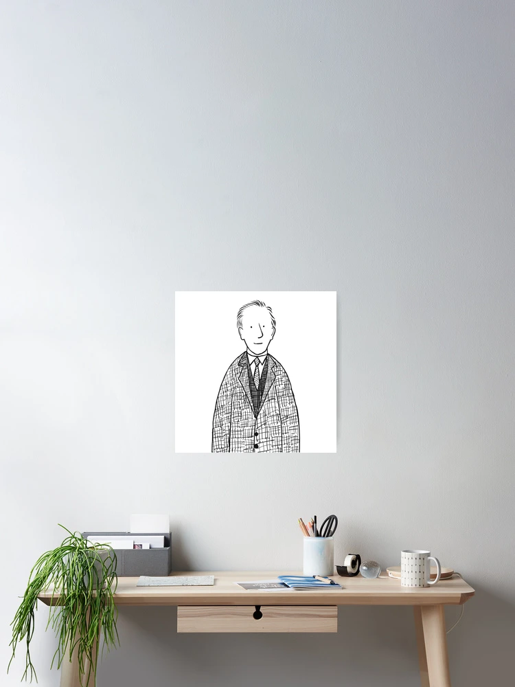 Imagen 2 de 3, Póster con la obra J.R.R. Tolkien, diseñada y vendida por Chris Corbin.