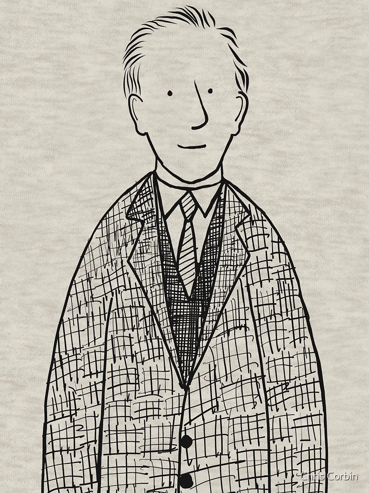 Imagen 6 de 6, Sudadera con capucha y cremallera con la obra J.R.R. Tolkien, diseñada y vendida por Chris Corbin.
