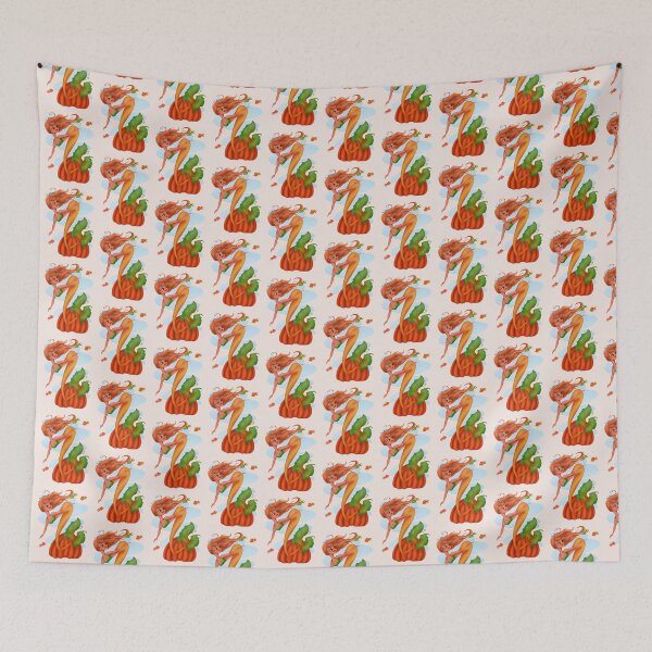 Item preview, Pumpkin Spice Mermaid designed and sold by artpostropheamy.