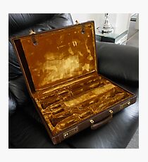 Vintage Clarinet Case Photographic Print