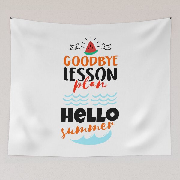 Item preview, Goodbye Lesson Plan Hello Vacation Sun Tan End Of School designed and sold by findgreatshirts.