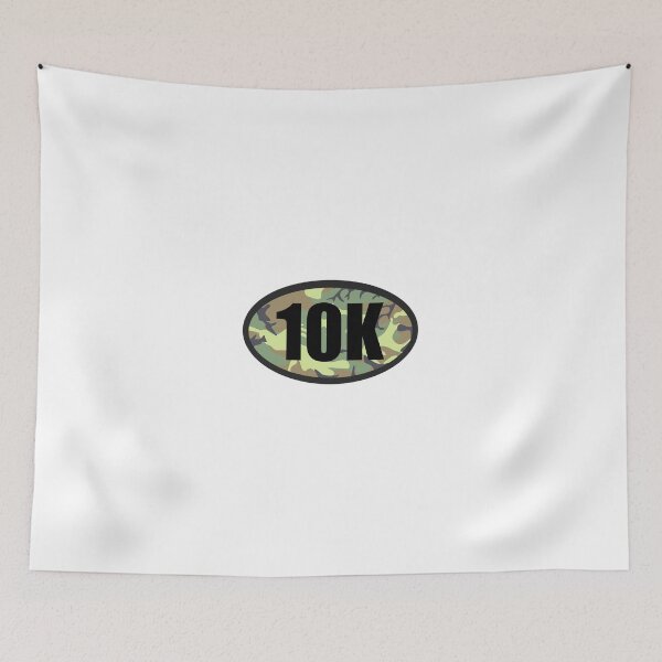 Item preview, 10K Sticker Oval Running Design Decal Car Window Bumper Sticker Camo Camouflage designed and sold by Nextlevellife.