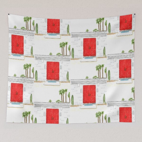 Item preview, Red Hot Palm Springs Door designed and sold by kschowe.