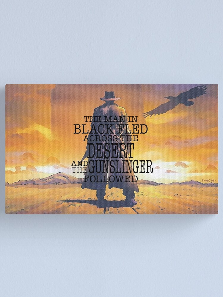 Alternate view of The Gunslinger Canvas Print