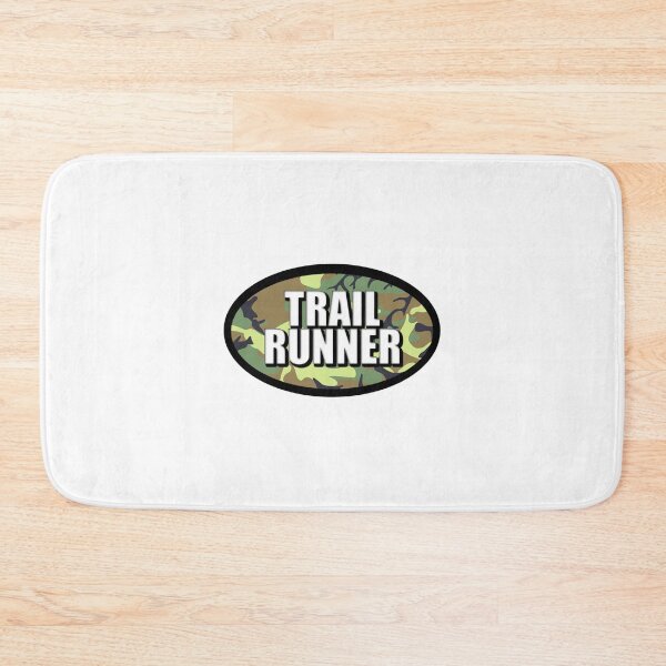 Item preview, Trail Runner Sticker Oval Running Design Decal Car Window Bumper Sticker Camo Camouflage designed and sold by Nextlevellife.