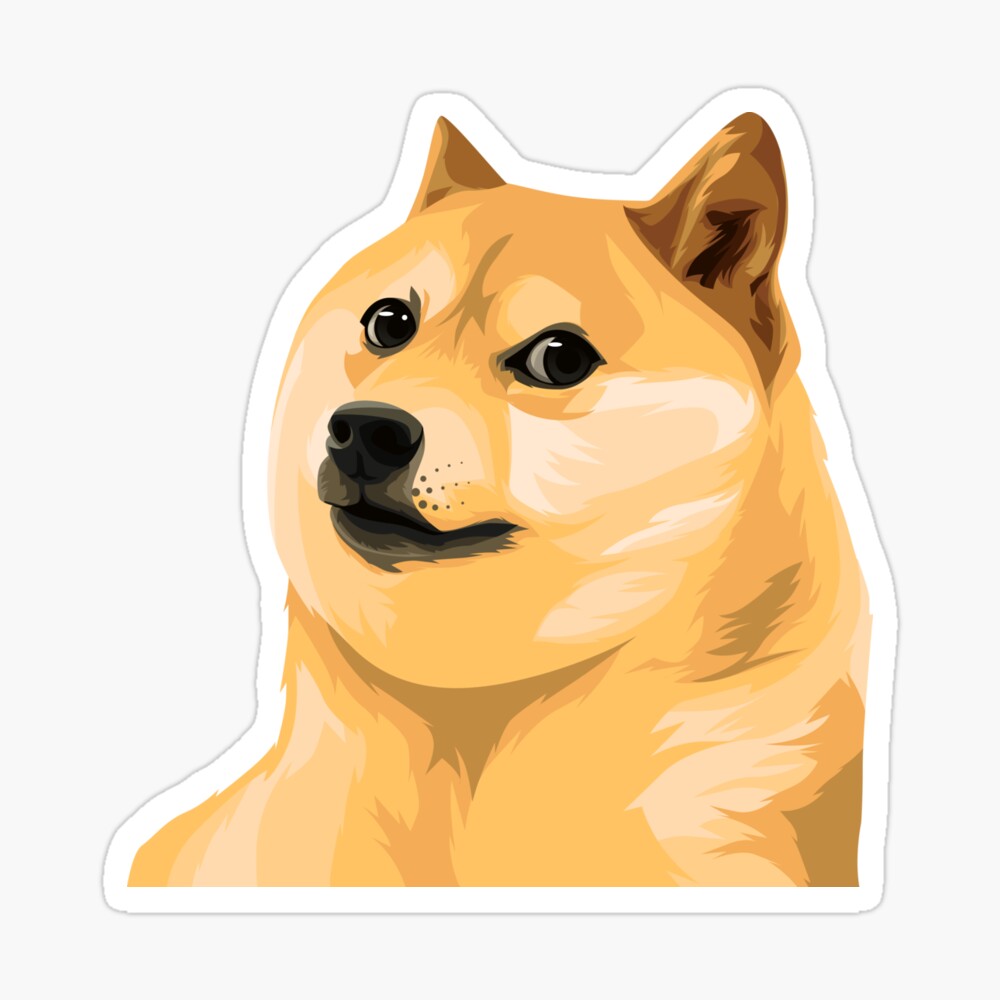 Meme Dog Viral Internet Memes Fun Art Japan Dog Face With Eyes Shiba 