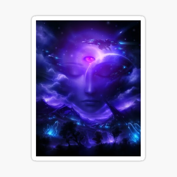 Close Your Eyes Sticker