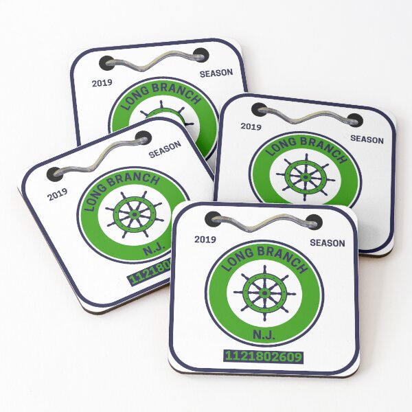 Item preview, Long Branch New Jersey Beach Badge designed and sold by fearcity.
