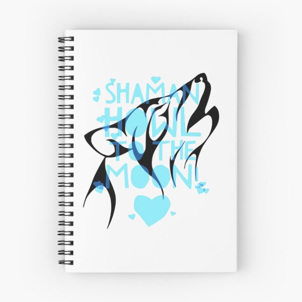 Item preview,  Shaman - Howl At the Moon! - WoW Class Wolf Logo - Blue Ice designed and sold by CloudDance.