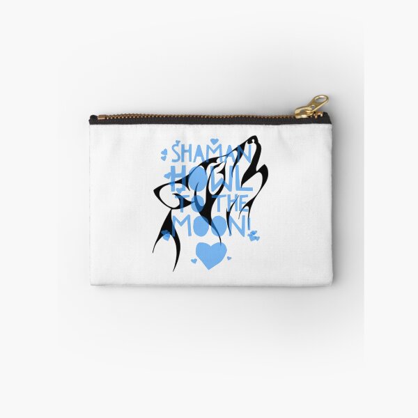 Item preview,  Shaman - Howl At the Moon! - WoW Class Wolf Logo - Blue Ice designed and sold by CloudDance.