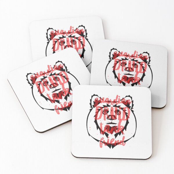 Item preview, Guardian Bear Druid Mantra: Druid - TANK- Friend Gamer Logo - RedHorde designed and sold by CloudDance.