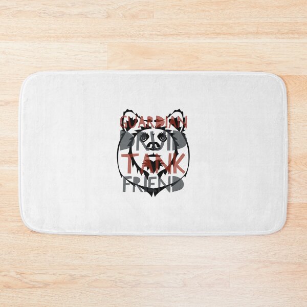 Item preview, Guardian Bear Druid Mantra: Druid - TANK- Friend Gamer Logo - Red/Gray8` designed and sold by CloudDance.