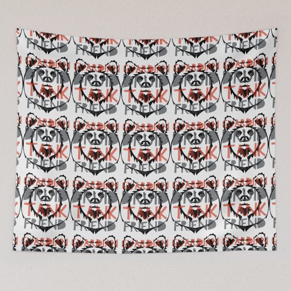 Item preview, Guardian Bear Druid Mantra: Druid - TANK- Friend Gamer Logo - Red/Gray8` designed and sold by CloudDance.