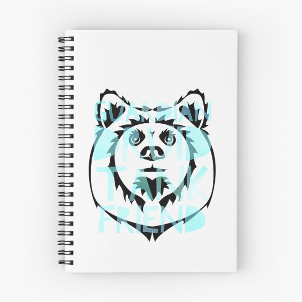 Item preview, Guardian Bear Druid Mantra: Druid - TANK- Friend Gamer Logo - Blue Rain designed and sold by CloudDance.