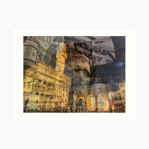 Firenze lo sai... (Firenze you know...) Art Print