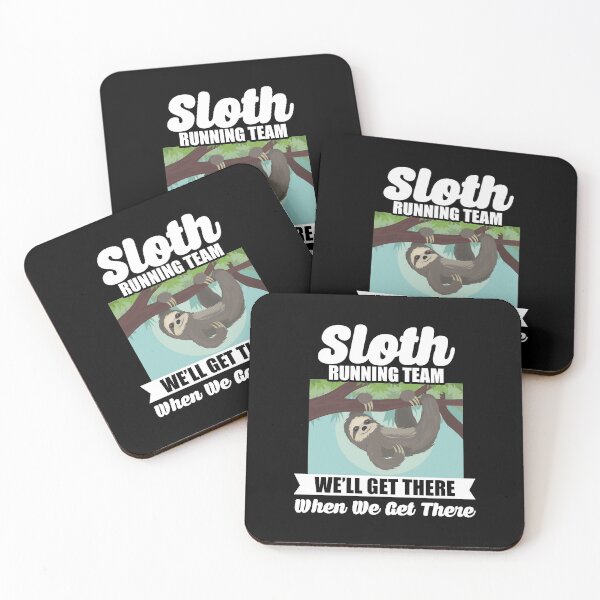 Item preview, Sloth Running Team Get There When We Get There designed and sold by perfectpresents.