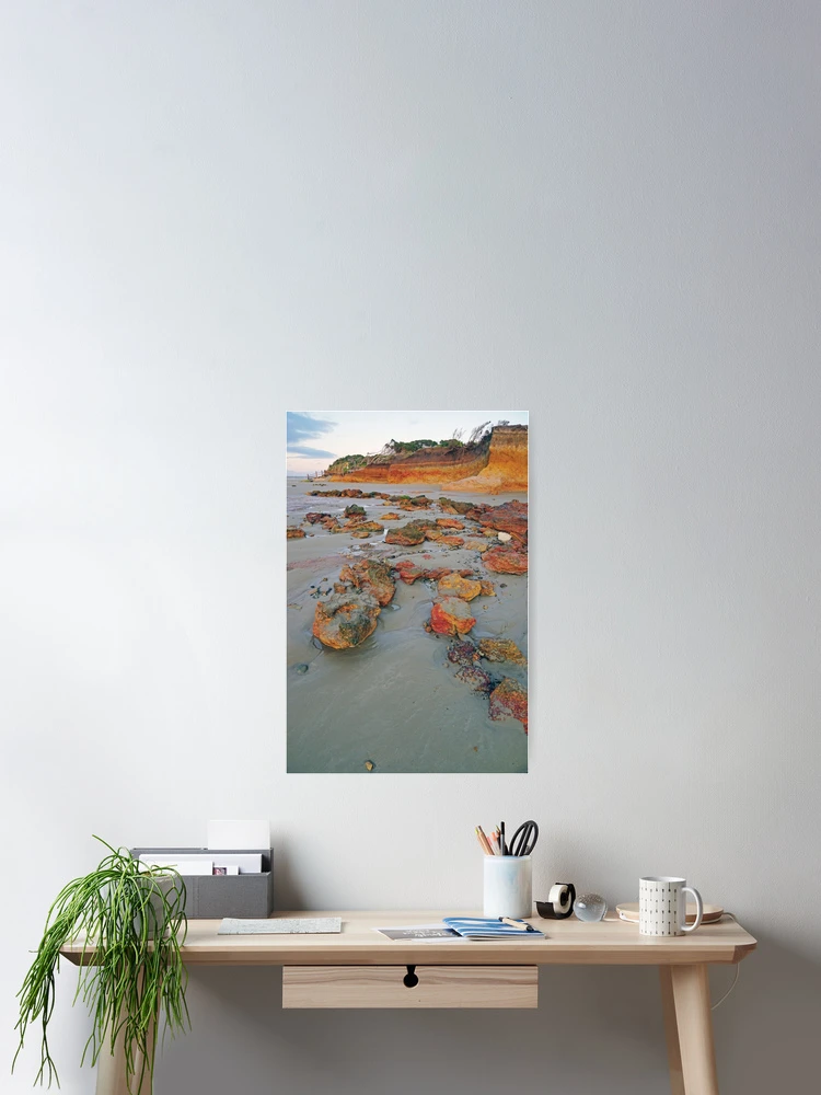 Thumbnail 2 of 3, Poster, Anglesea Rocks designed and sold by Harry Oldmeadow.