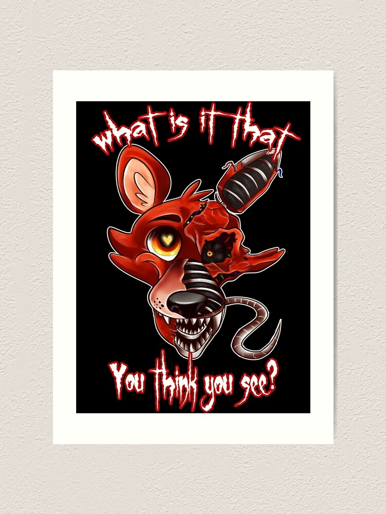 Five Nights at Freddy's - FNAF 4 - Nightmare Foxy Poster for Sale