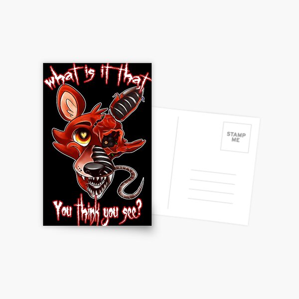 FNAF 4 Nightmare Animatronics Postcard for Sale by ladyfiszi