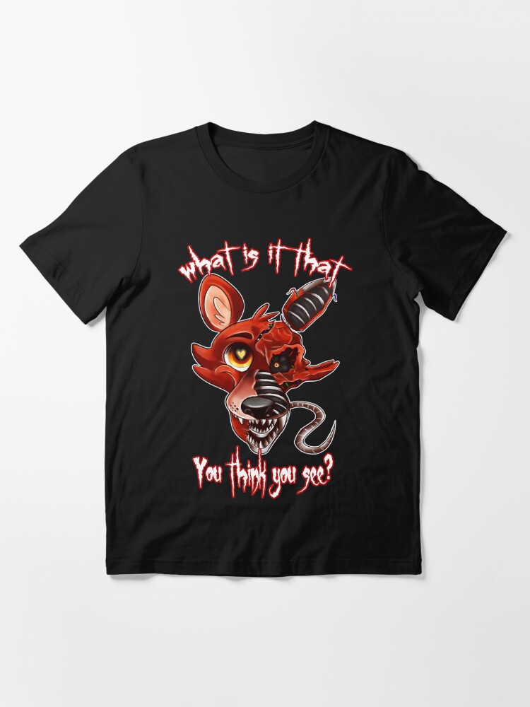 Five Nights At Freddy's 4- Nightmare Foxy Essential T-Shirt for Sale by  acidiic