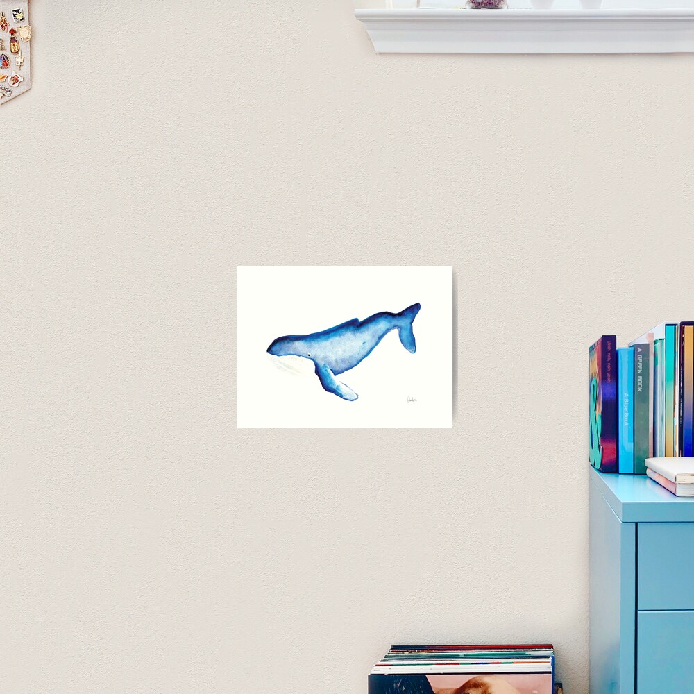Whales Collection: Watercolor Art Print