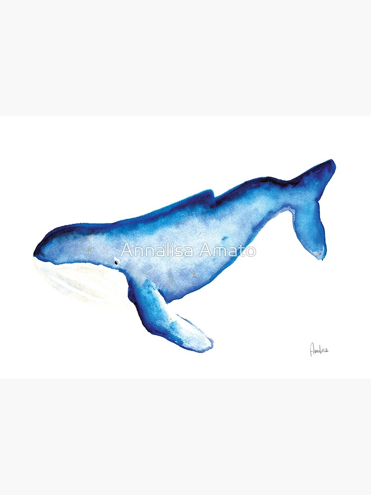 Whales Collection: Watercolor by annalisaamato