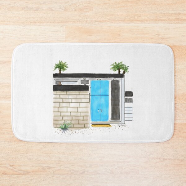 Item preview, Blue Modern Palm Springs Door designed and sold by kschowe.