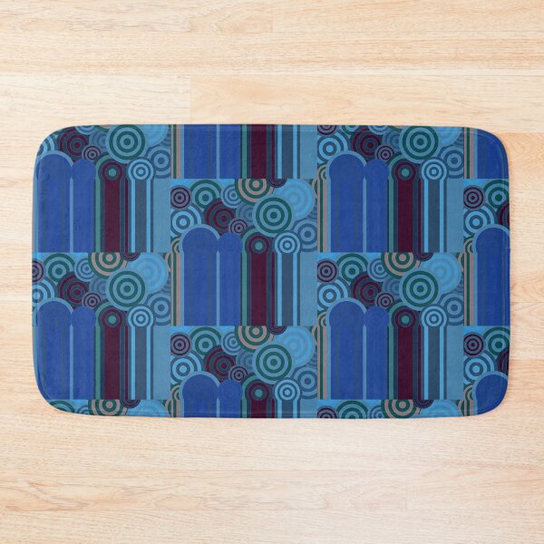 Item preview, Patterns-oddball-darker blues. designed and sold by timothybeighton.