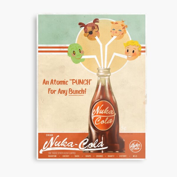 Nuka Cola Propaganda Metal Print