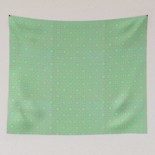 Item preview, Patterns, Blocked 'Circles' - Mauve/green shifted. designed and sold by timothybeighton.