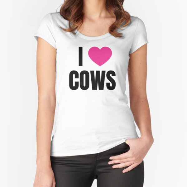 Vista previa del artículo con la obra «Amo las vacas», diseñado y vendido por QCuLT.