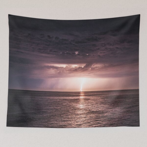 Item preview, Lightning over water  designed and sold by franckreporter.