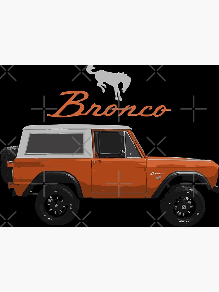 Discover Vintage 1974 Ford Bronco Canvas