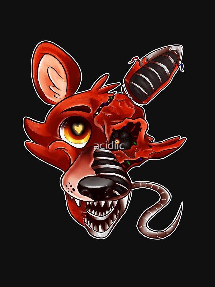 Five Nights At Freddy's 4- Nightmare Foxy Essential T-Shirt for Sale by  acidiic