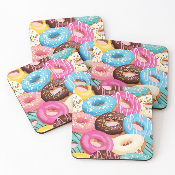 Item preview, Seemless Donut Pattern designed and sold by treszure-chest.