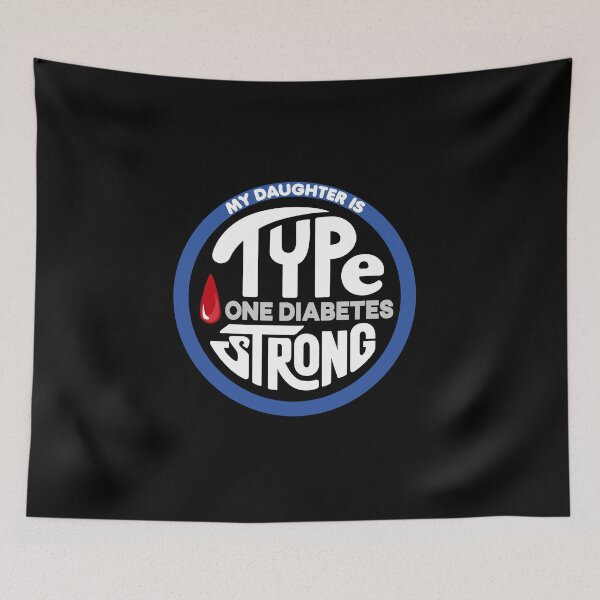 Item preview, My Daughter is Type One Diabetes Strong Shirt for Mom and Dad designed and sold by Grafik Traffik.