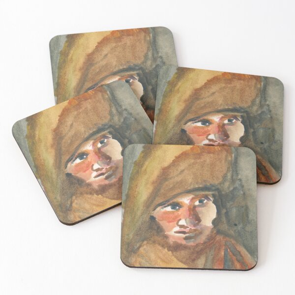 Item preview, The Young Monk from Himalayas designed and sold by Hoi-polloiArt.