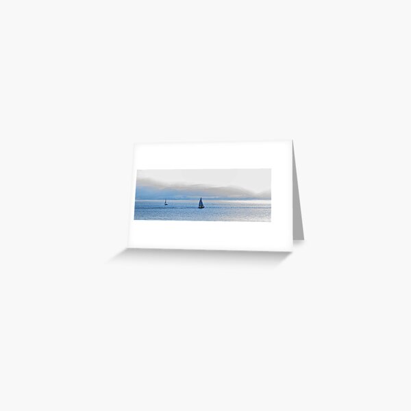Sailing on the Menai Straits, North Wales Greeting Card