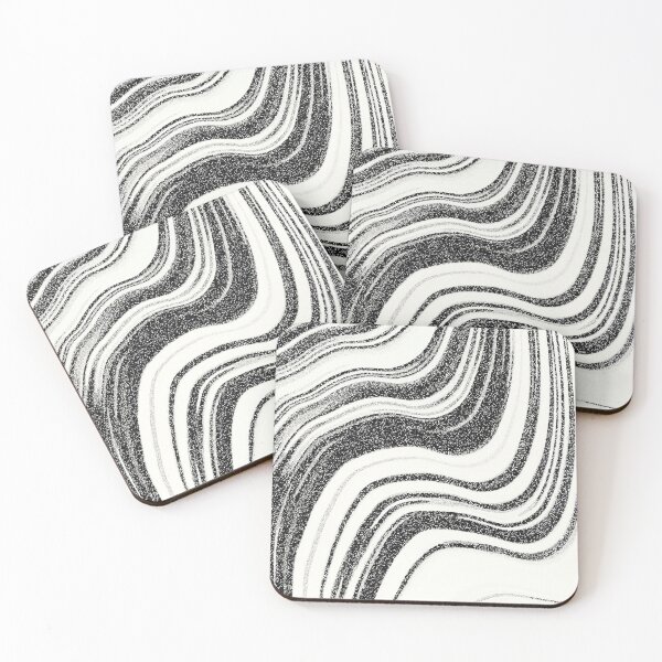 Item preview, Textured Marble - Black & White designed and sold by SilverPegasus.