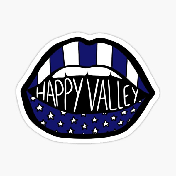 Happy Valley - Star Stripe Lips Sticker
